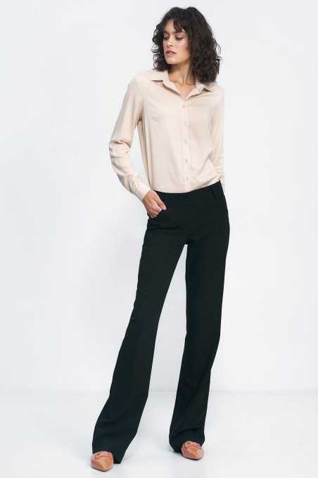 chemise beige en viscose - nife  