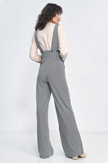 salopette à chevrons noirs - nife  