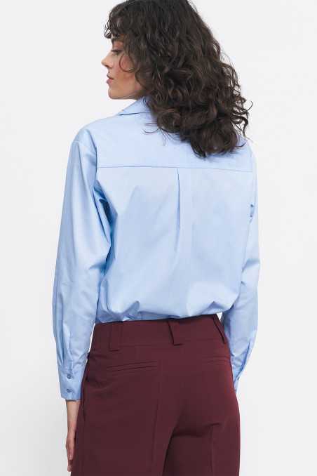 chemise bleue - nife  