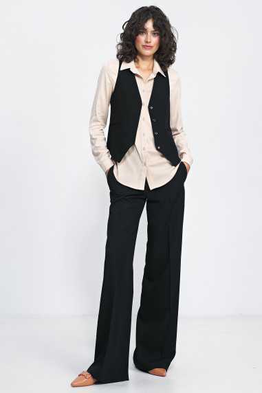 gilet de costume noir - nife  