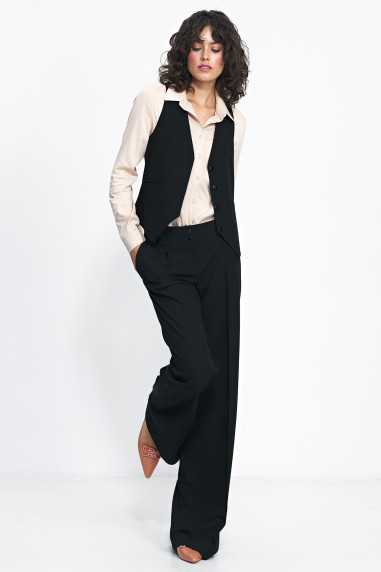 gilet de costume noir - nife  