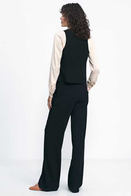 gilet de costume noir - nife  