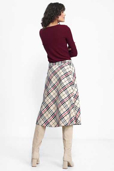 Chemisier bordeaux à manches longues - nife  