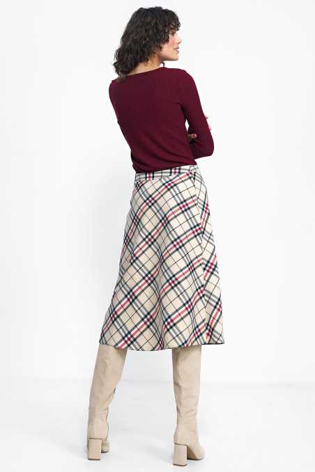 Chemisier bordeaux à manches longues - nife  