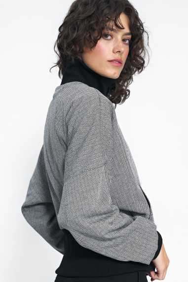 Sweat-shirt à chevrons « chauve-souris » - nife  