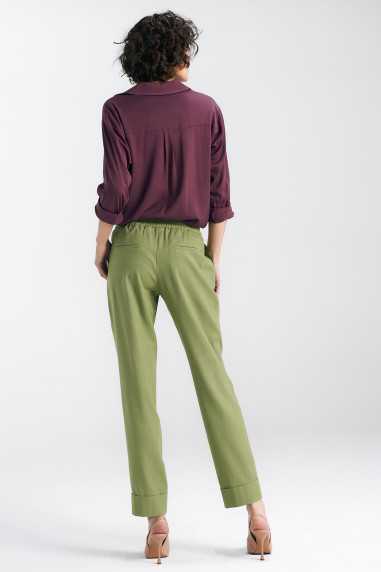 Chemise oversize en viscose - prune - nife  