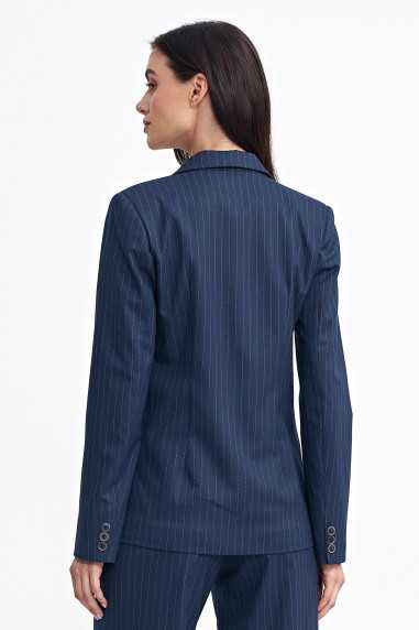 Veste classique à rayures bleu marine - nife  