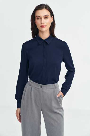 Spodnie z zakładkami, wide leg - szary  