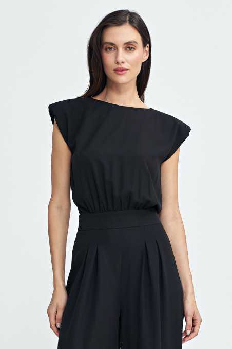 Combinaison palazzo - Noire - nife  