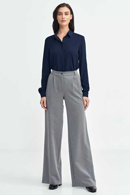 Chemisier classique à col - bleu marine - nife  