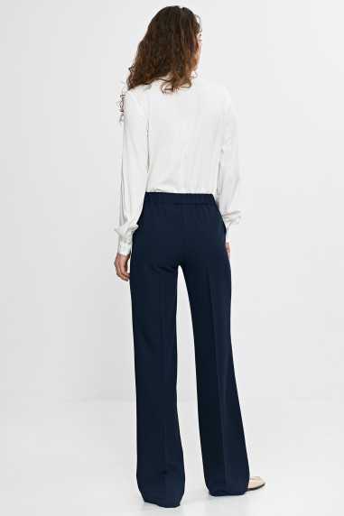 Blouse avec ceinture au cou - écru - nife  