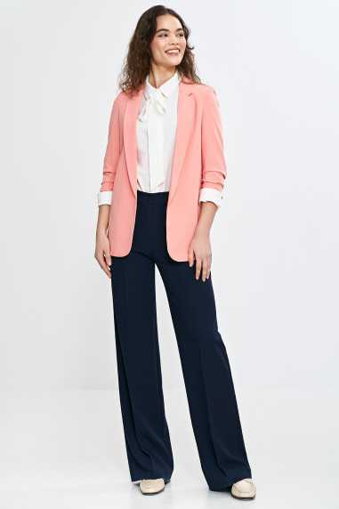 Blouse avec ceinture au cou - écru - nife  