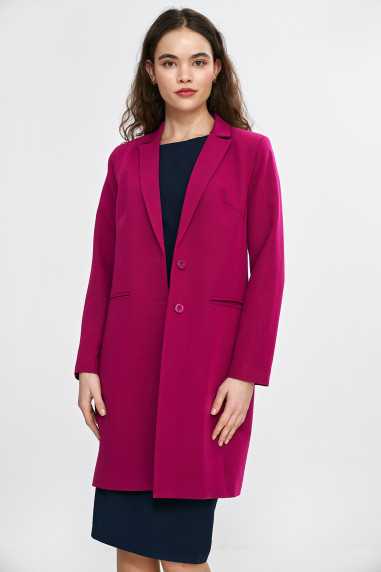 Veste-manteau - fuchsia - nife  