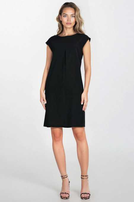 Robe ample en rayonne noire - nife  