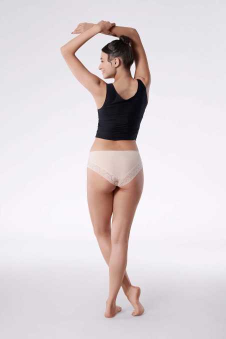 Figi Cheekie Panty Classic Beżowe 