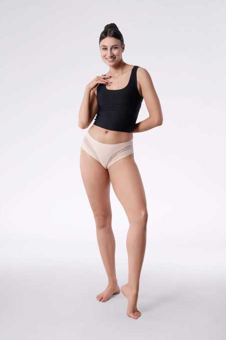 Figi Kiss Brasil Beżowe 