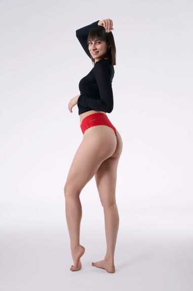 Stringi Bellie Maxi Czerwone 