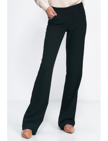 Pantalon bootcut noir 