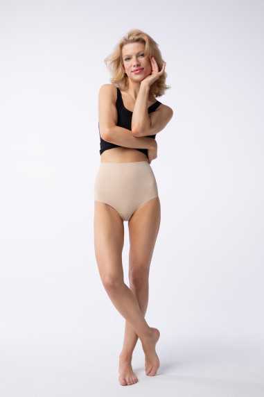 Figi Amber Maxi High Beżowe 