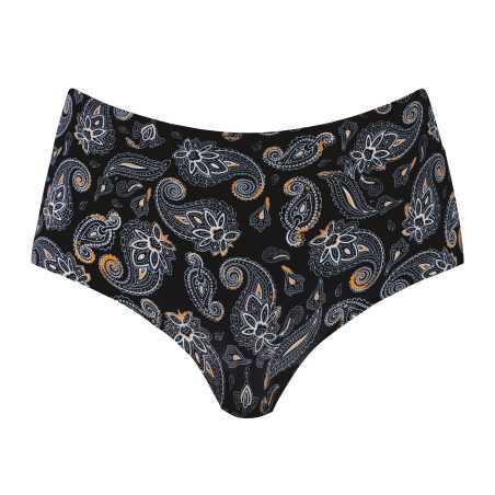 Figi Paisley Maxi Czarne 