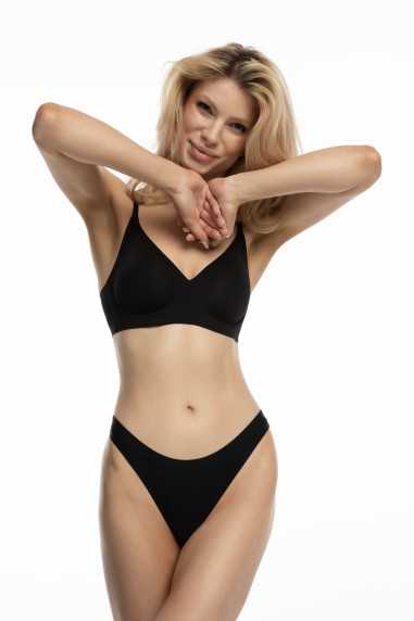 Biustonosz Simple t-shirt Bra Czarny 