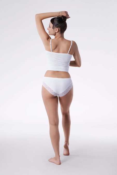 Figi Cheekie Panty Classic Białe 