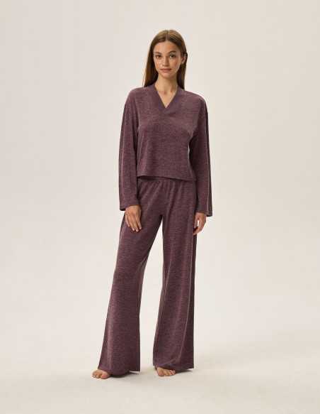 Piżama Fudge 42024-40X Fioletowa 