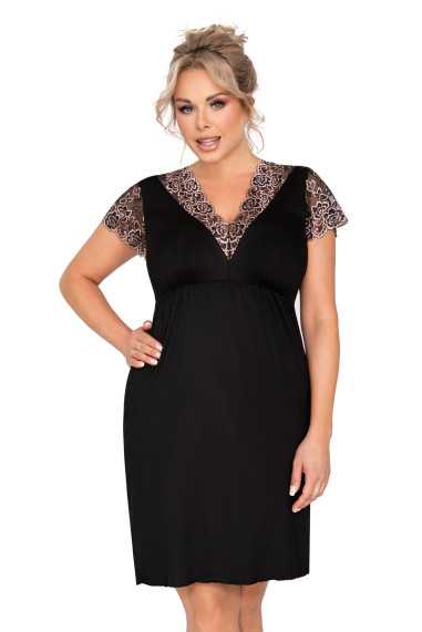 Chemise de nuit noir - Donna 