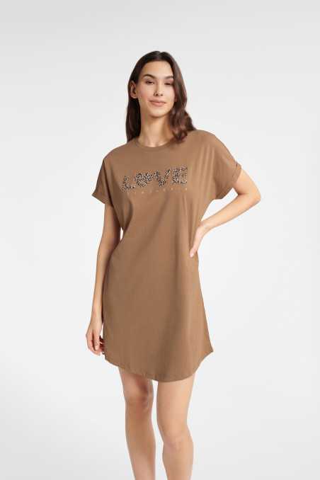Koszulka Boutique 40616-88X Karmelowa 