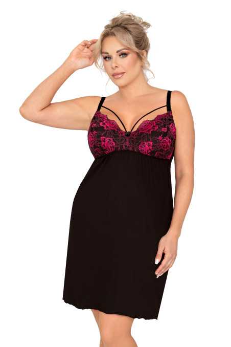 Chemise de nuit noir - Donna 