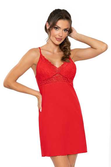 Chemise de nuit rouge - Donna 