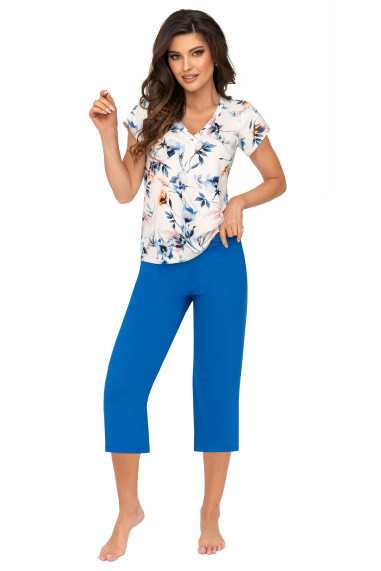 Piżama Astrid 3/4 Cobalt 