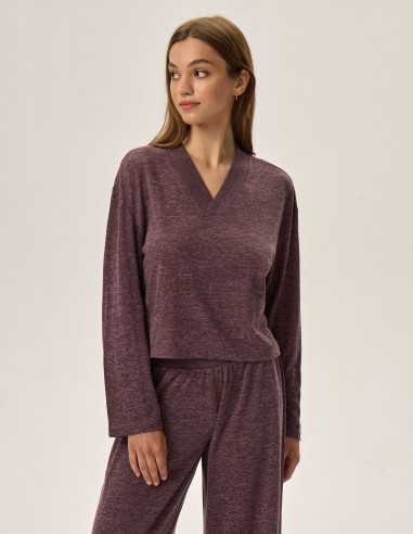 Piżama Fudge 42024-40X Fioletowa 