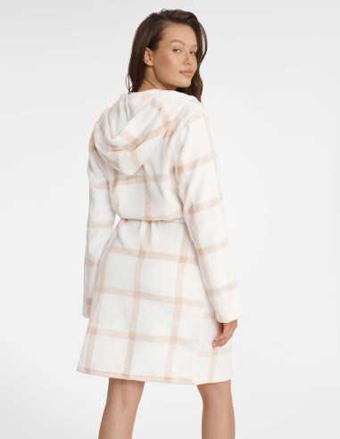 Szlafrok Great 41061-01X Kremowy 