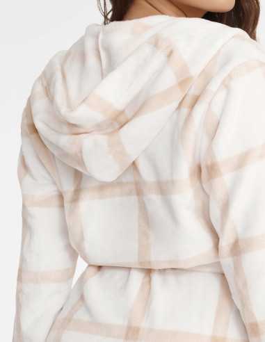 Szlafrok Great 41061-01X Kremowy 