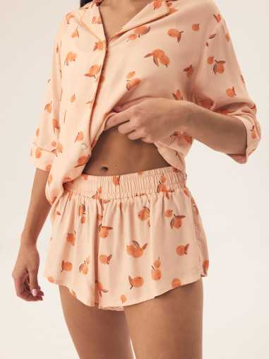 Piżama Naranja 42686 Brzoskwiniowa 