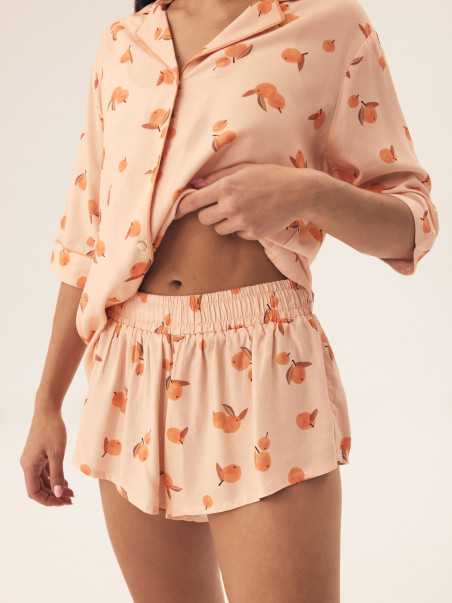 Piżama Naranja 42686 Brzoskwiniowa 