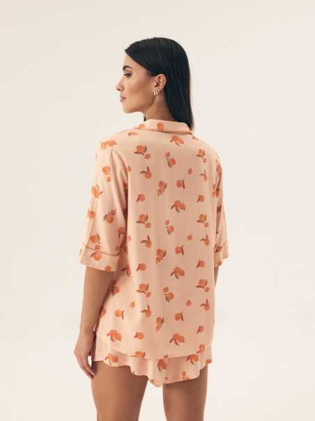 Piżama Naranja 42686 Brzoskwiniowa 
