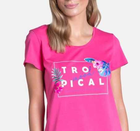 Piżama Tropicana 38905-43X Różowa 