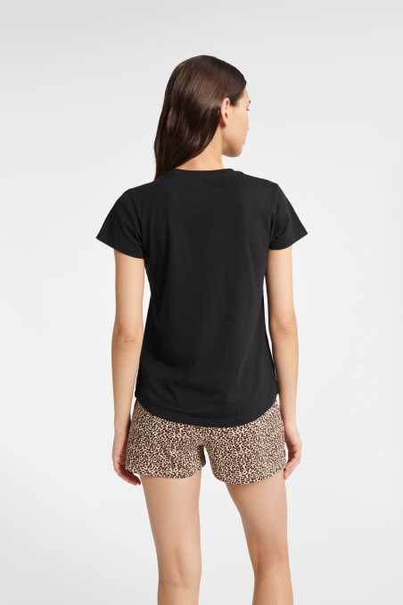 Piżama Boutique 40614-99X Karmelowo-Czarny 