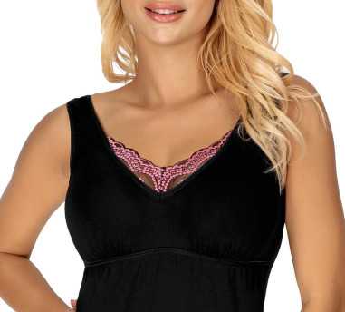 Chemise de nuit noir - Donna 