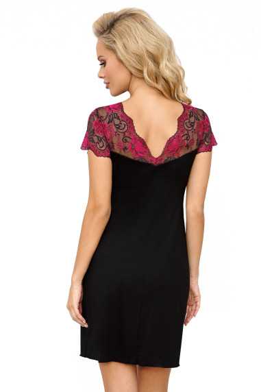 Chemise de nuit noir - Donna 
