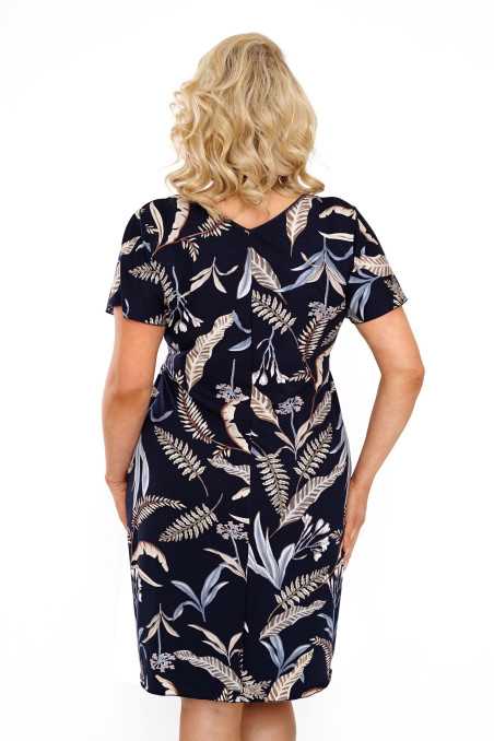Chemise de nuit bleu marine - Donna 