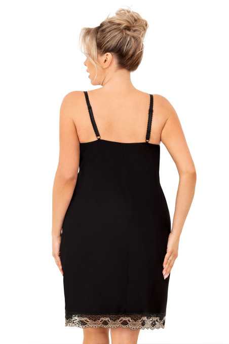 Chemise de nuit noir - Donna 