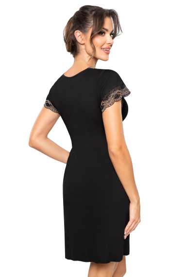 Chemise de nuit noir - Donna 