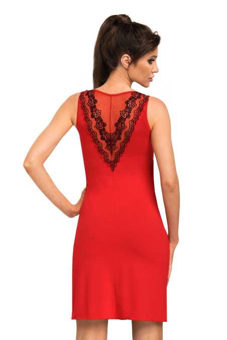 Chemise de nuit rouge - Donna 