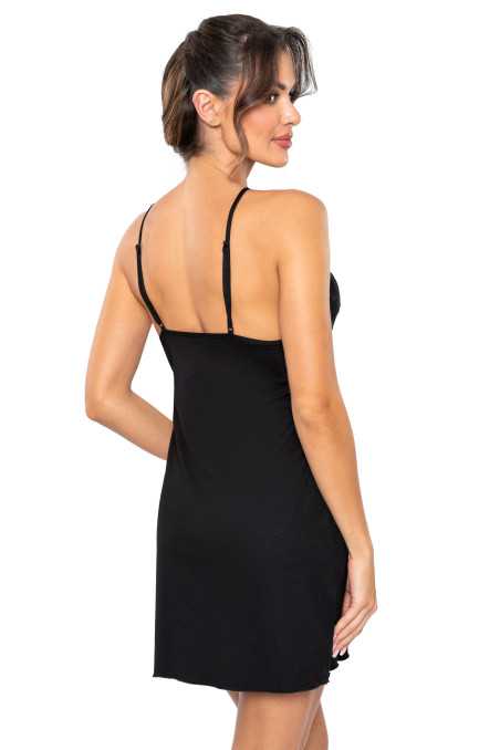 Chemise de nuit noir - Donna 