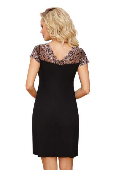 Chemise de nuit noir - Donna 