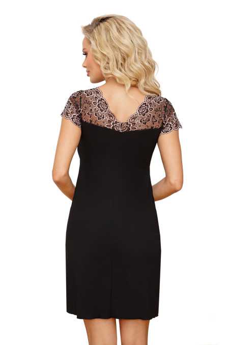 Chemise de nuit noir - Donna 