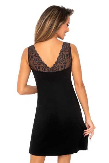 Chemise de nuit noir - Donna 